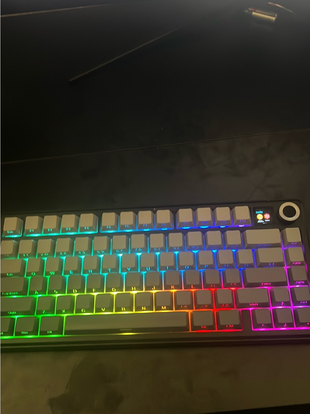MAC Cosmetics RGB Mechanical Keyboard with White Keycaps